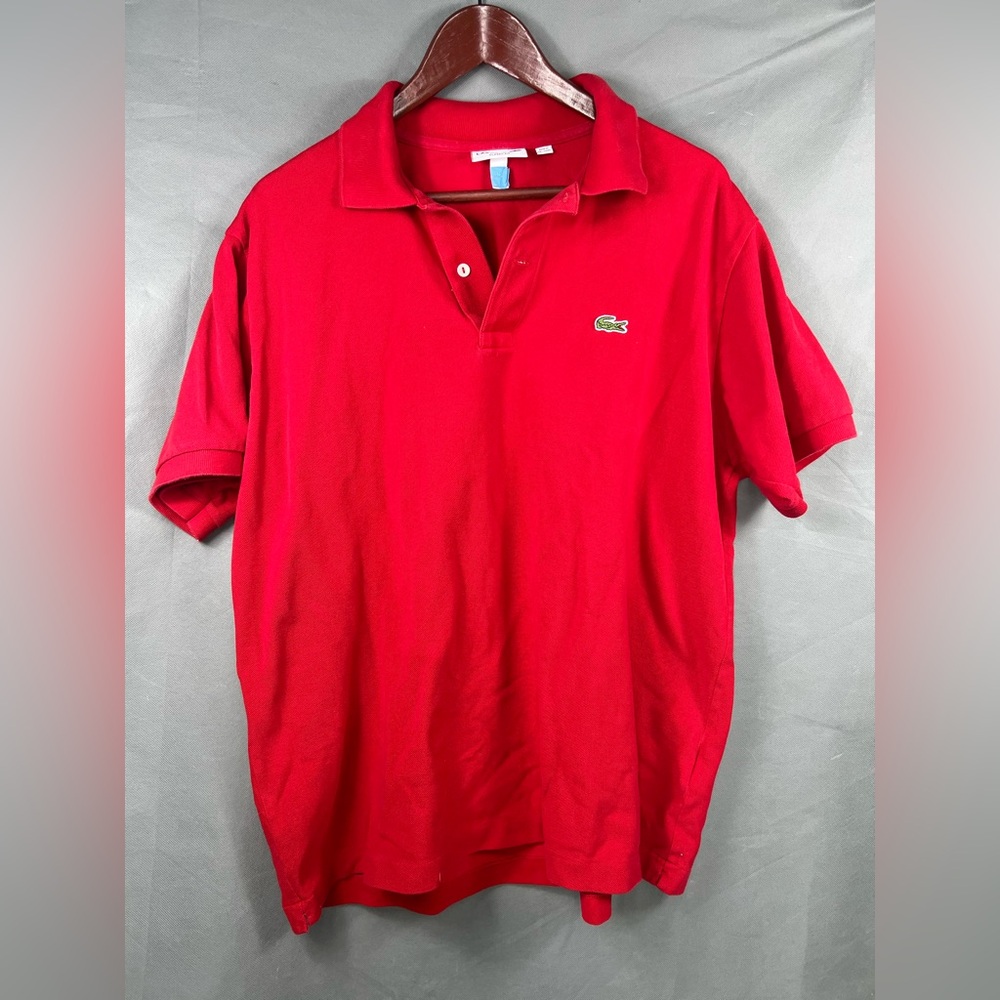 Lacoste Men's Red Polo Shirt